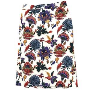 J. Crew Women's Floral Midi Pencil Skirt Size 2